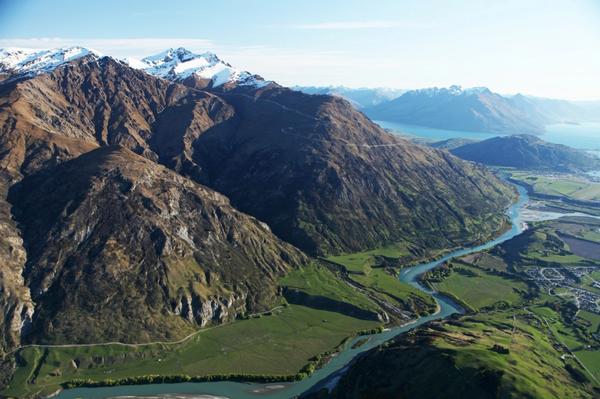 Kawarau River Station spans the entire northern slopes of The Remarkables.
